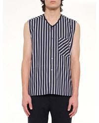 Lanvin - Ribbon V Neck - Lyst