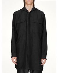Rick Owens - Moleskin Hooded Outershirt - Lyst