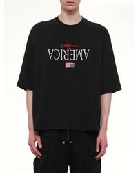 Willy Chavarria - Welcome To America Buffalo T-Shirt - Lyst