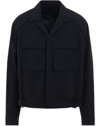 Juun.J - Nylon Shirt Jacket, Long Sleeves, , 100% Cotton - Lyst