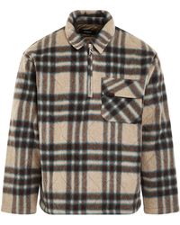Represent - Quarter Zip Overshirt, Long Sleeves, 100% Polyester, Size: Medium - Lyst