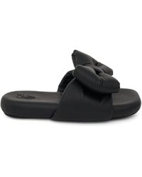 Off-White c/o Virgil Abloh - Off- Nappa Leather Extra Padded Slipper Sandals, , 100% Leather - Lyst