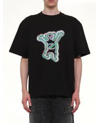 we11done - Colourful Teddy Print T-Shirt - Lyst