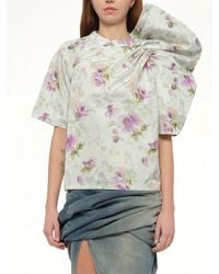 Loewe - Draped Top - Lyst