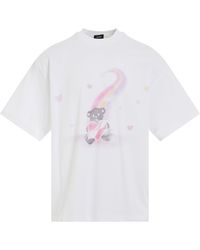 we11done - Teddy Bear Print T-Shirt, Round Neck, Short Sleeves, , 100% Cotton, Size: Medium - Lyst