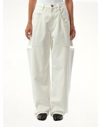 Maison Margiela - Slash Loose Fit Denim Jeans, 100% Cotton - Lyst