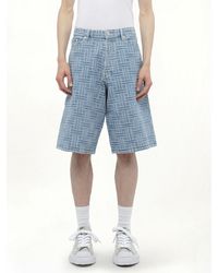 KENZO - Weave Straight Shorts, 100% Cotton - Lyst