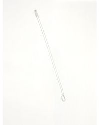 Maison Margiela - Logo Reference Necklace With Ring 3Mm - Lyst