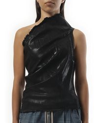 Rick Owens - Athena Top, 100% Cotton, Size: Small - Lyst