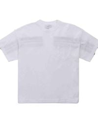 Facetasm - Inside-Out Rib Big T-Shirt With Destroyed Pocket, Short Sleeves, 100% Cotton - Lyst