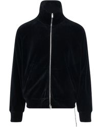 Mastermind Japan - Velour Track Bomber Jacket, Long Sleeves, , 100% Cotton, Size: Large - Lyst