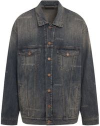 Balenciaga - Oversized Jacket, Light Ring, 100% Cotton - Lyst