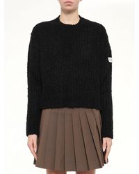 MM6 by Maison Margiela - Boucle Knit Sweater - Lyst