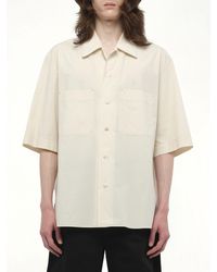 Lemaire - Convertible Shirt, Short Sleeves, 100% Cotton - Lyst