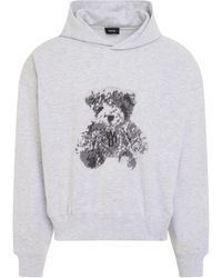 we11done - New Teddy Back Logo Hoodie, 100% Cotton, Size: Small - Lyst
