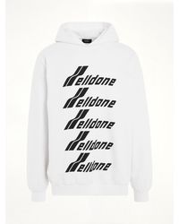 we11done - Multiple Front Logo Hoodie - Lyst
