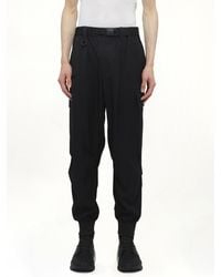 Y-3 - Rayon Twill Cuffed Pants, Size: Small - Lyst