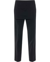 Givenchy - Slim Fit Trousers With Skirt Detail - Lyst