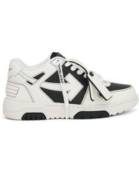 Off-White c/o Virgil Abloh - Off- Out Of Office Calf Leather Sneakers, /, 100% Rubber - Lyst