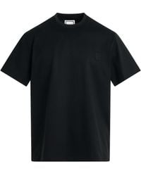 WOOYOUNGMI - Irridecent Back Logo T-Shirt, Short Sleeves, , 100% Cotton - Lyst