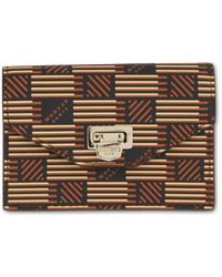 Moreau - Flap Wallet With Gusset, 100% Calf Leather - Lyst