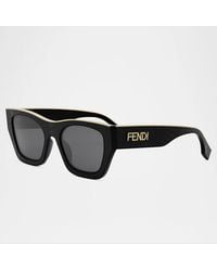 Fendi - Fe40126I 5301A Injected Sunglasses - Lyst