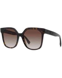 Fendi - Fe40007I Square Sunglasses With Gradient Lens - Lyst