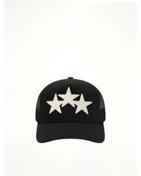 Amiri - 3 Star Trucker Hat, 100% Cotton - Lyst