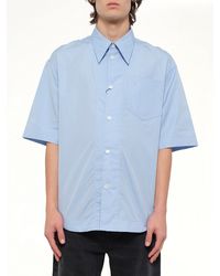 Ami Paris - Camp Collar Short Sleeve Shirt - Lyst