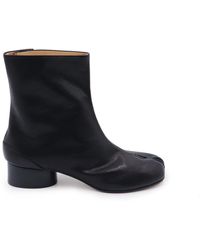 Maison Margiela - Tabi Ankle 3Cm Boots, , 100% Leather - Lyst