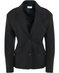 Off-White c/o Virgil Abloh - Wool Blend Round Jacket, Long Sleeves, 100% Cotton - Lyst