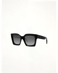 Celine - Cl40130I Square Sunglasses With Smoke Polarised Lens - Lyst
