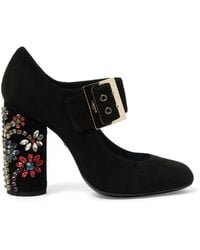 Lanvin - Emb Mary Jane Pump - Lyst
