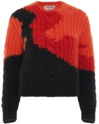 McQueen - Pull À Design Colour Block - Lyst