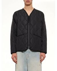 Taion - Military W-Zip V Neck Down Jacket - Lyst