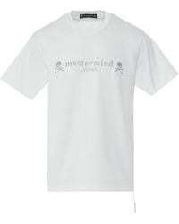 Mastermind Japan - Reflective Skull Logo T-Shirt, Round Neck, Short Sleeves, , 100% Cotton, Size: Medium - Lyst