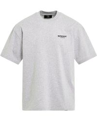 Represent - New Owners Club T-Shirt, Short Sleeves, Ash/, 100% Cotton, Size: Medium - Lyst