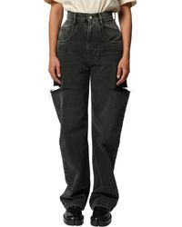 Maison Margiela - Slash Loose Fit Denim Jeans, , 100% Cotton - Lyst