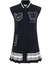 Off-White c/o Virgil Abloh - Meteor Bling Varsity Dress, 100% Viscose - Lyst