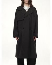 Lemaire - Light Hooded Trench, 100% Cotton, Size: Small - Lyst