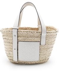 Loewe - Small Basket Bag, Natural/, 100% Calfskin Leather - Lyst