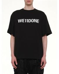 we11done - Logo Loose-Fit T-Shirt - Lyst