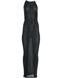 Givenchy - Halter Long Silk Dress, Pleated Details - Lyst