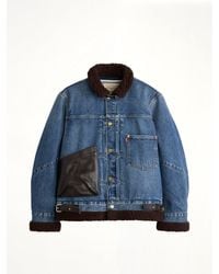 Sacai - X Levi's Sherpa Jacket - Lyst