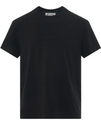Maison Margiela - Upside Down Logo T-Shirt, Round Neck, Short Sleeves, , 100% Cotton, Size: Medium - Lyst