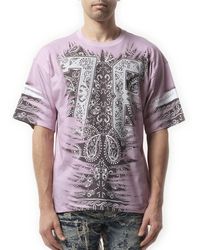 DIESEL - Bandana Print T-Shirt, Short Sleeves, 100% Cotton, Size: Small - Lyst