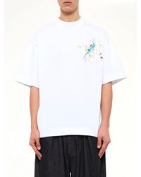 House of Errors - Embroidered Paint Splatter T-Shirt - Lyst