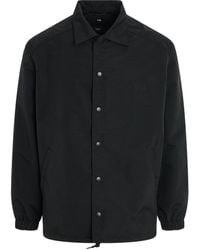 Y-3 - Flower Graphic Coach Jacket, Long Sleeves, , 100% Polyamide, Size: Medium - Lyst