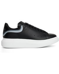 Alexander McQueen - Larry Layered Heel Sneaker In Black/silver - Lyst