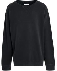 Maison Margiela - 'Open Neck Oversized Sweatshirt, Long Sleeves, , 100% Cotton, Size: Small - Lyst